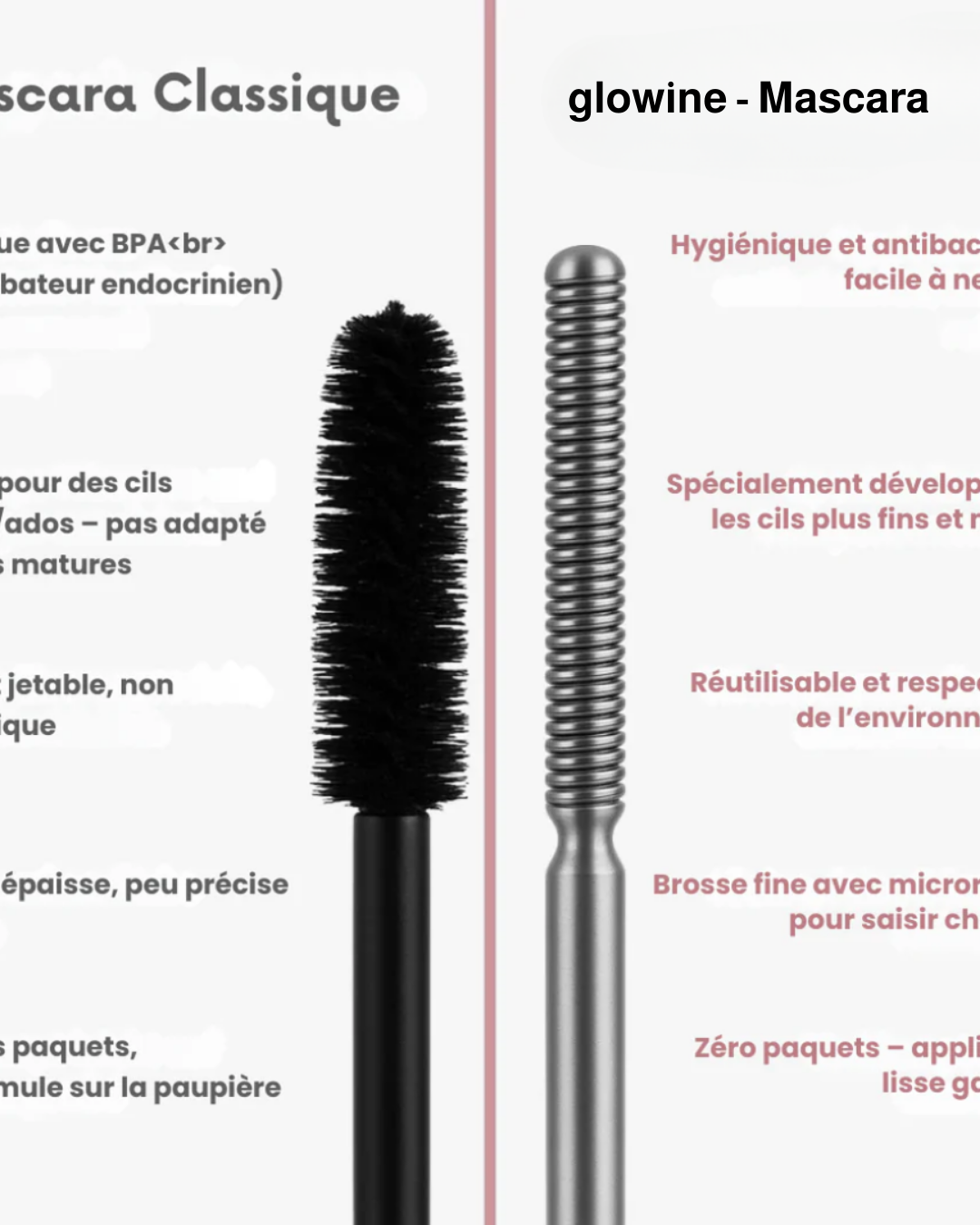 glowine - Mascara Doux et Allongeant